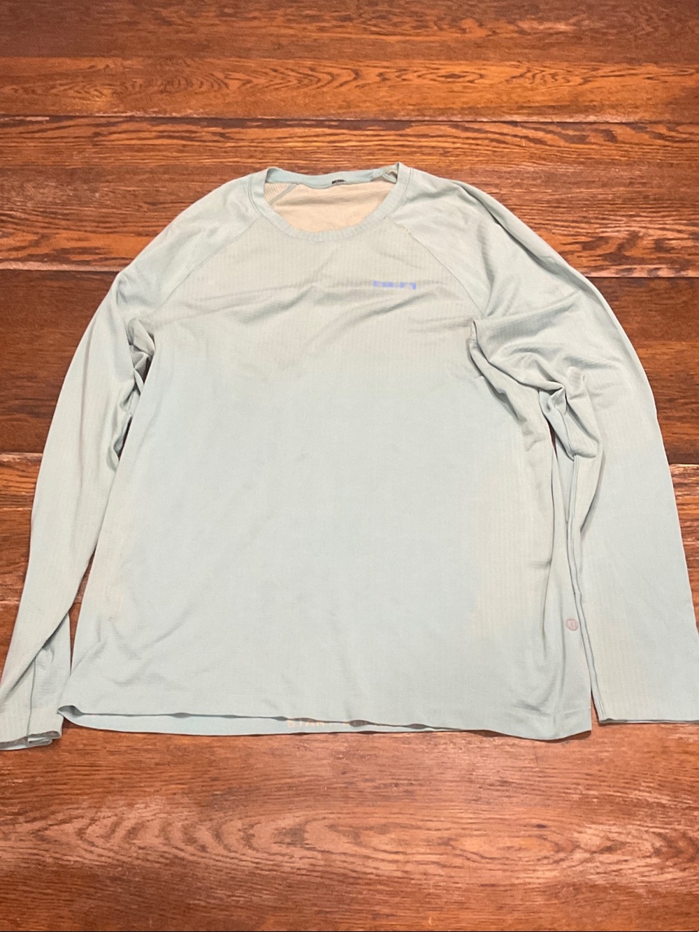 lululemon athletica Men's Long-Sleeve Performance Tee — Pale Aqua